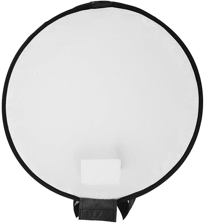 Reflex Camera Round Softbox Diffuser 30cm (11.8in) for Flash Lighting | Black+White Cloth | Foldable, Lightweight, Portable with Storage Bag | Eliminates Harsh Light & Shadows (30cm (11.8in)) - Image 1